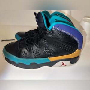 Kids Black and Blue Sneakers